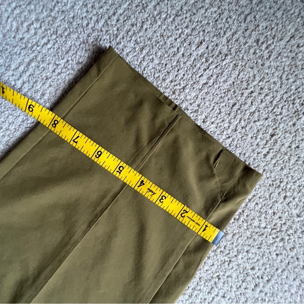 Athleta Vienna Slim Pants Athletic Pants Women's Size 12 EUC Gold Mustard - Picture 13 of 13